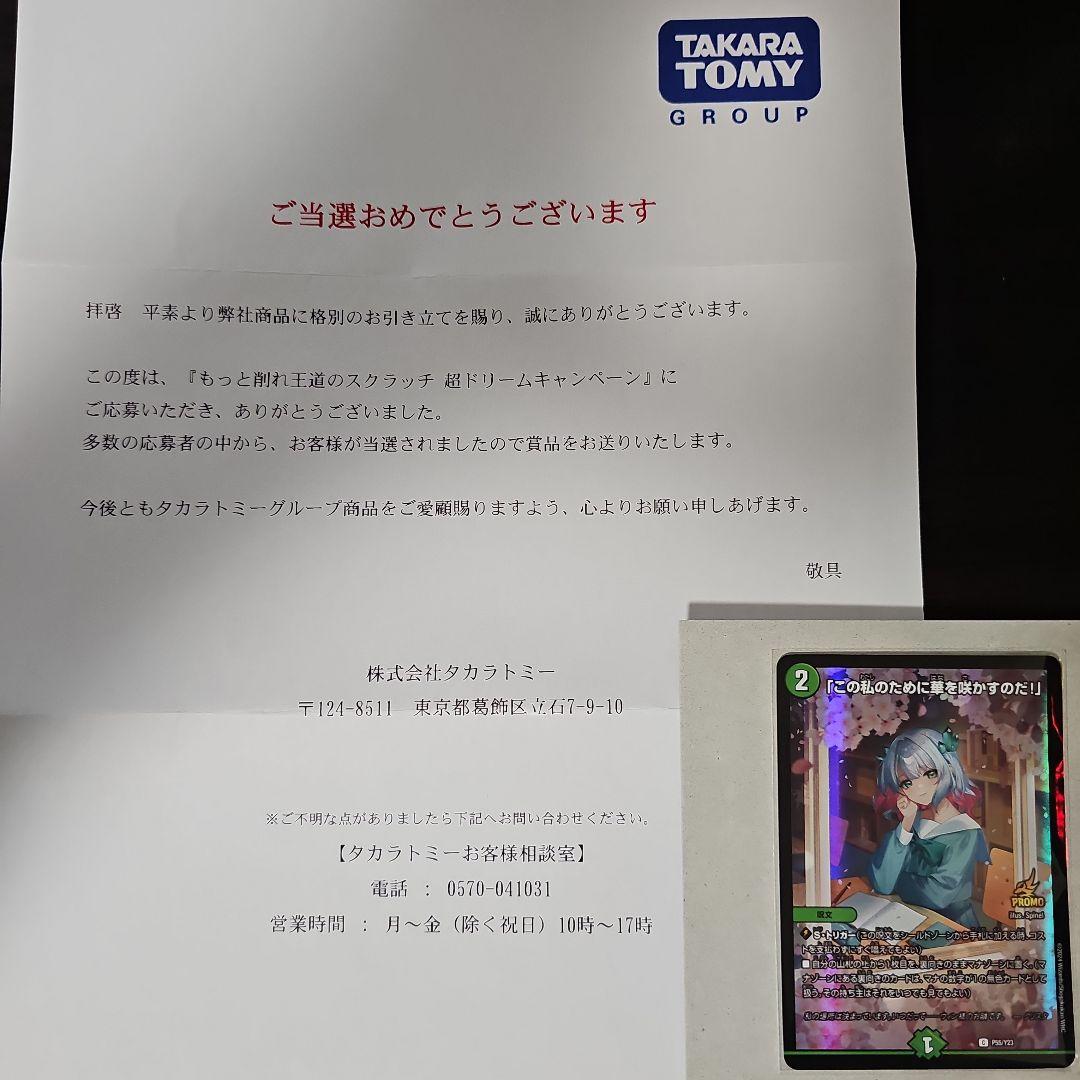 この私のために華を咲かすのだ　プロモ　P55/Y23