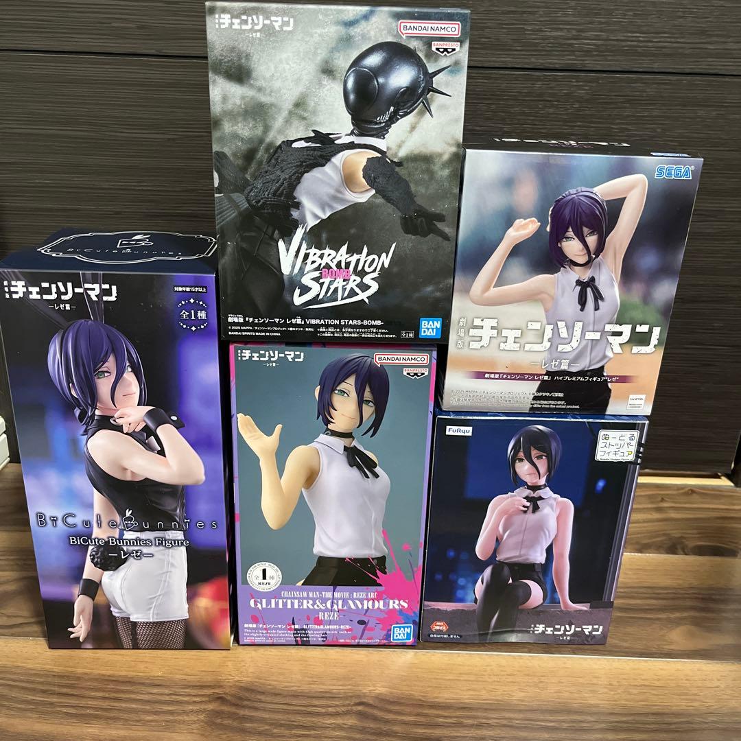 チェンソーマン レゼ篇　レゼ ボム フィギュア 5種セット