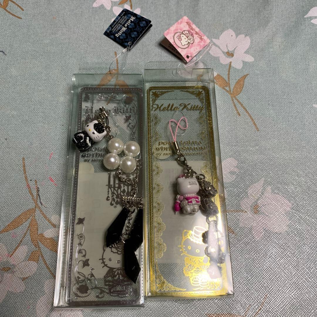 日*9様 ★超激レアハローキティ ゴシックスタイルストラップとロリータストラップ 楽天市場】ハローキティ 90s フォンストラップ nic_kt24-05_07 ハロー