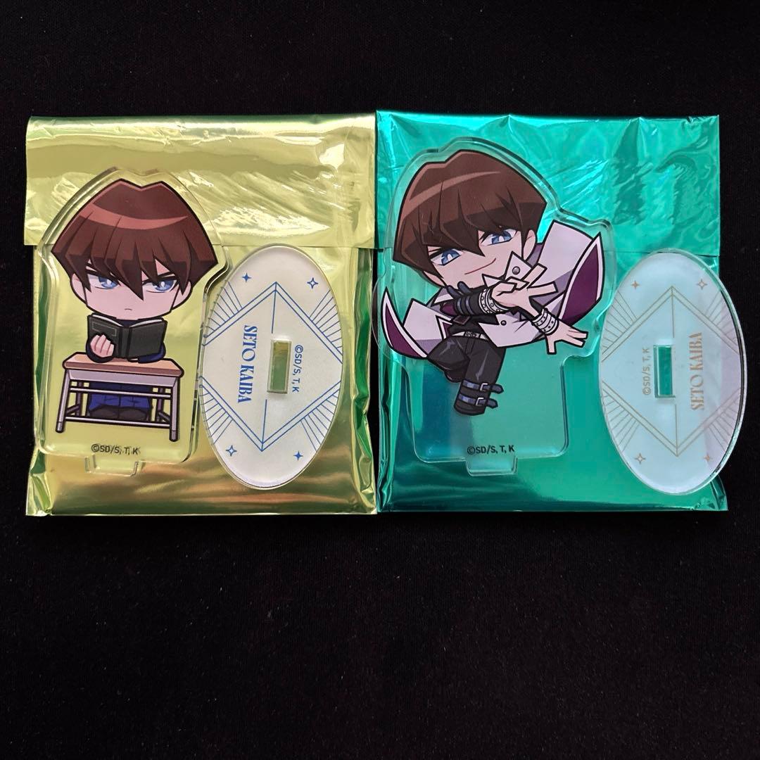 遊戯王 コラボカフェ本舗BLANC 海馬瀬人 アクリルスタンド 2点 - メルカリ