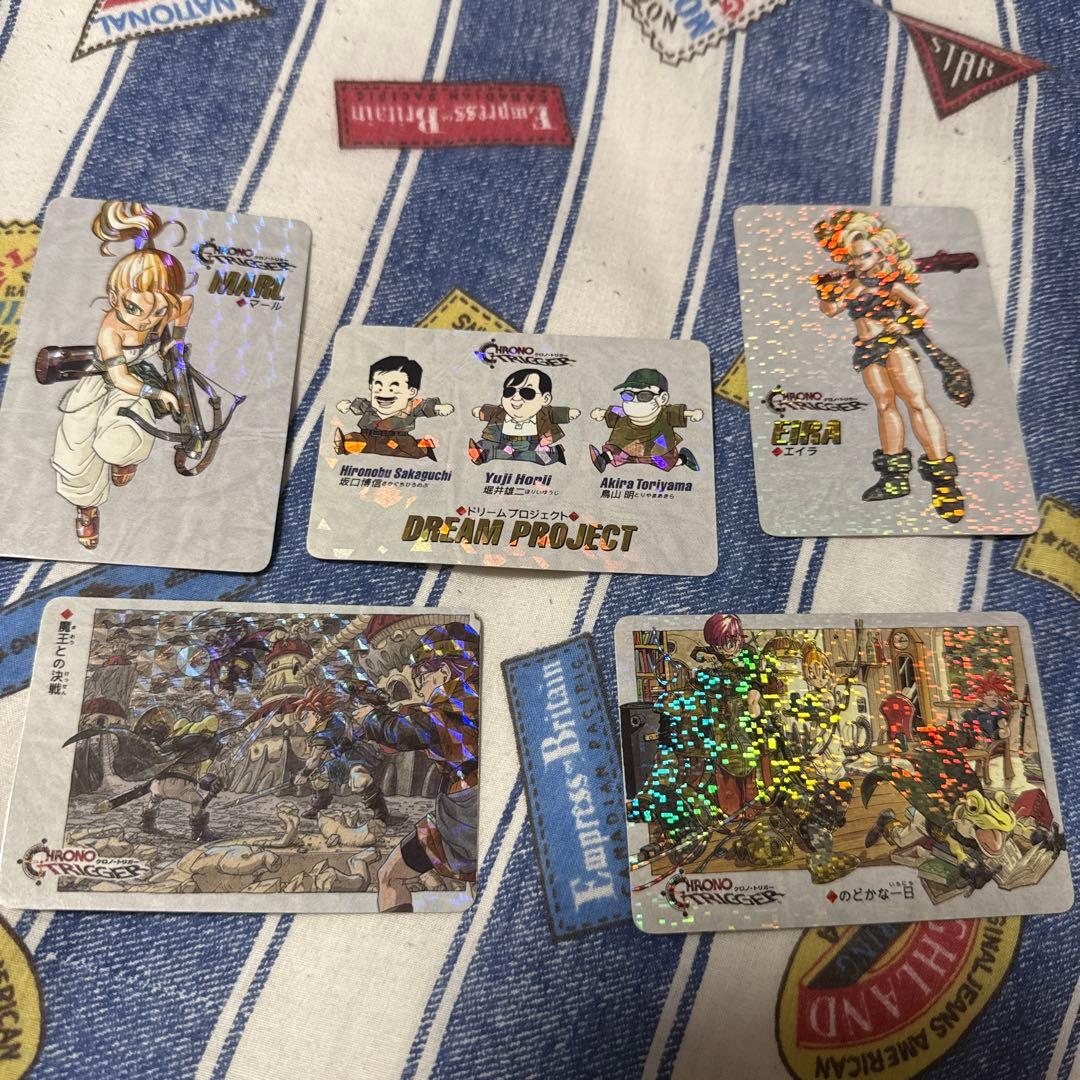 希少品 非売品 クロノトリガー カードダス 5枚セット スーパーファミコン