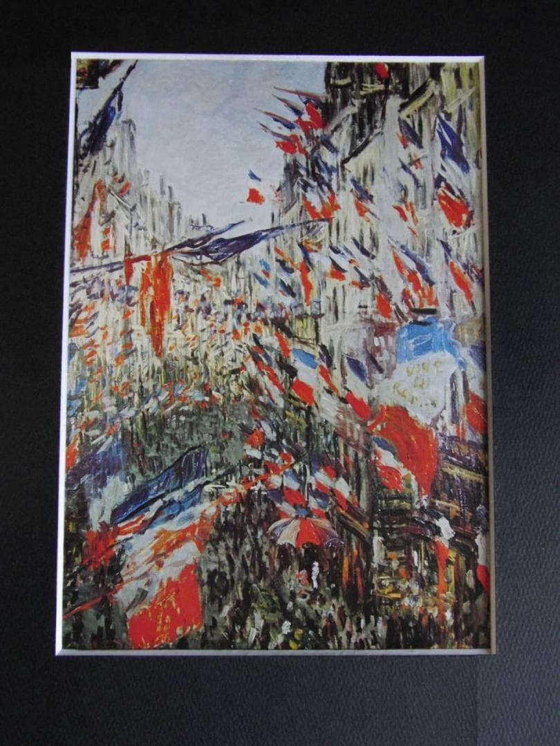 クロード・モネ、「Rue Saint-Denis Festivities on のプリントを入手してください。 Rue Saint-Denis feast Sun