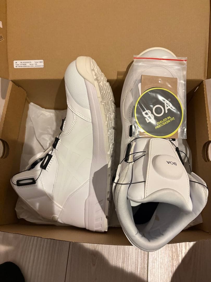 BOA 安全靴 ホワイト アシックス27.0限定カラー 新品未使用品