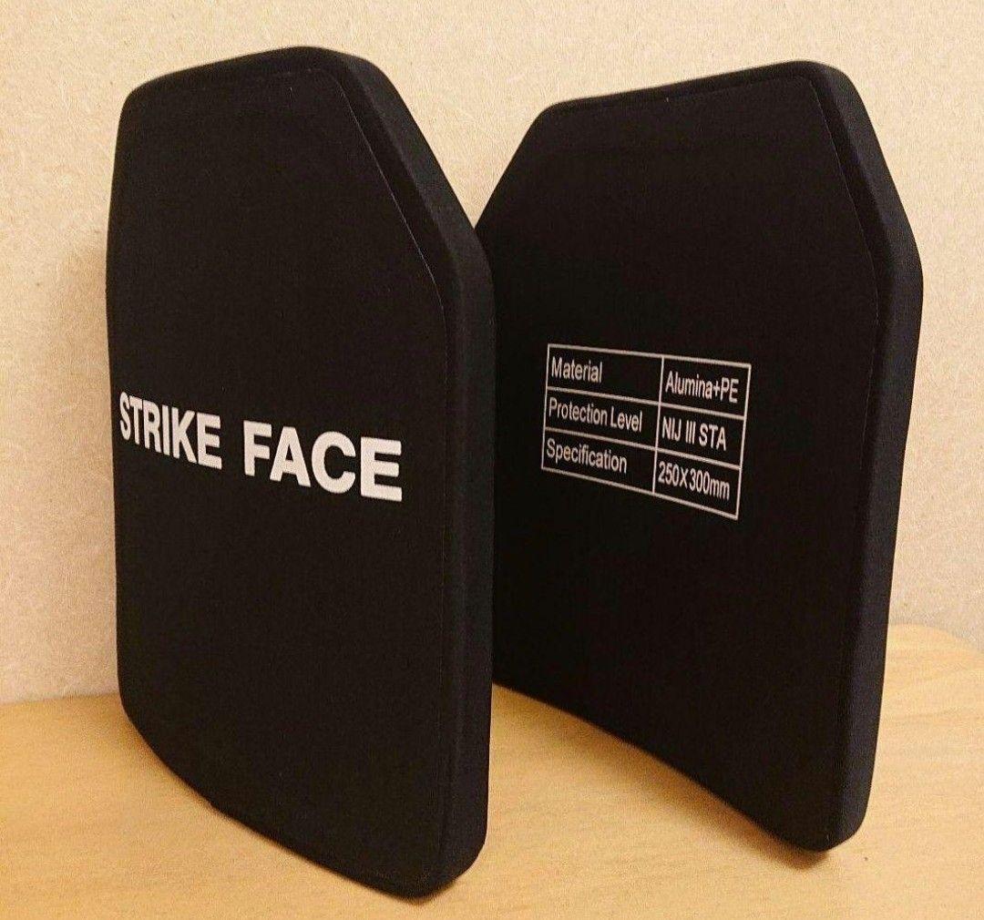 NIJ-Ⅲ レベル3 防弾プレート 5.56～7.62㎜弾(M4やAK等)を防ぐ