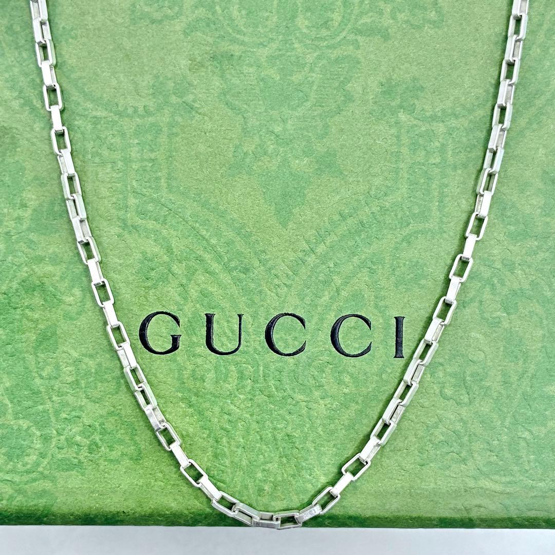 美品】GUCCI グッチ ベネチアン チェーンのみ 50cm シルバー - メルカリ
