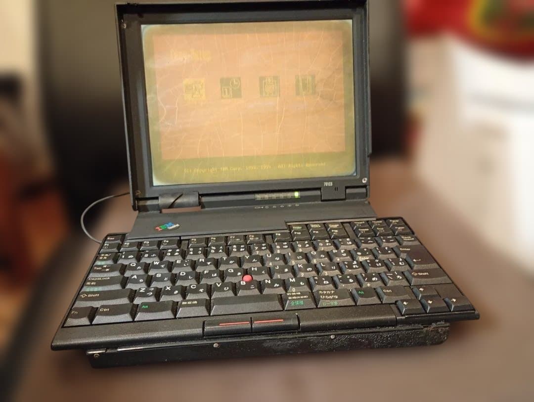 【ジャンク】IBM ThinkPad 701CS バタフライキーボード 神話 The Butterfly – keyboard research