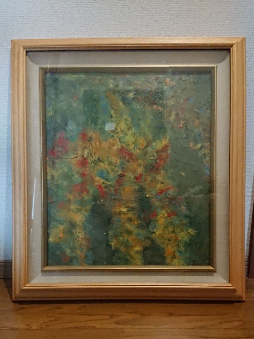 油彩画 『螢火』 F10