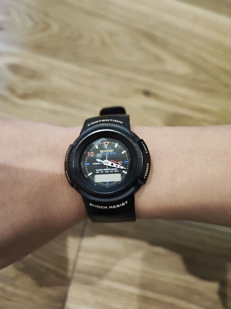 BEAMSBOY　10周年記念　G-SHOCK mini ブラック腕時計