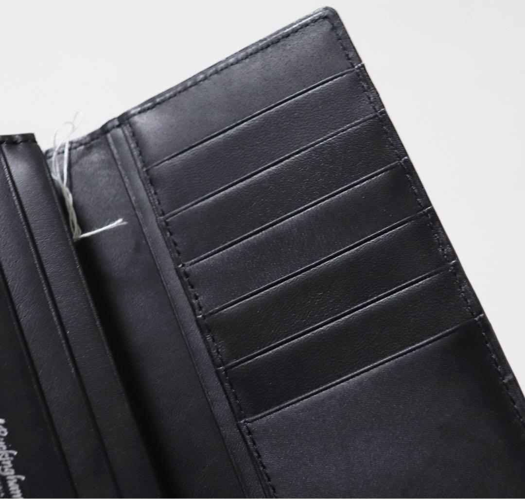 《マッキントッシュ》箱付未使用 バッキンガムベア箔押し レザーかぶせ式長財布