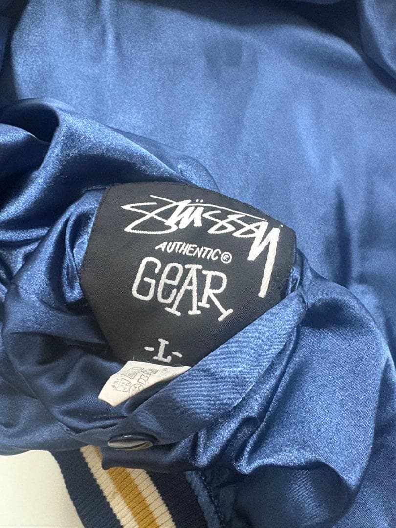 Stussy スカジャン ブラック ドラゴン刺繍