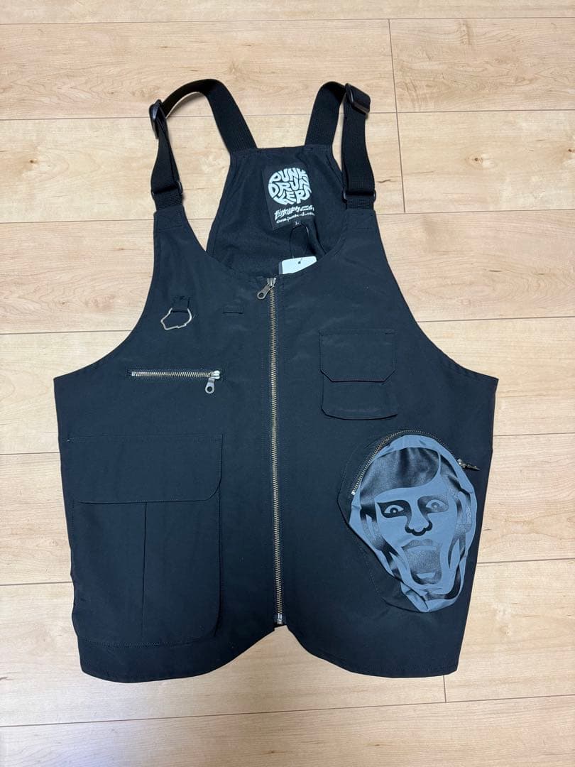 G*r様 PUNK DRUNKERS パンクドランカーズ あいつポケベスト ブラ