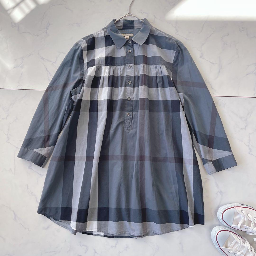 【XLサイズ】BURBERRY BRIT ノバチェック プルオーバー ブラウス