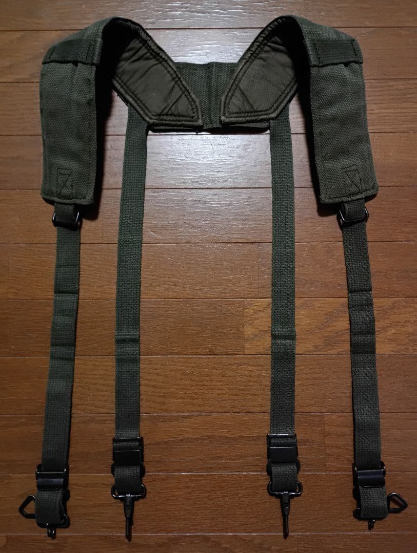 ナム戦/希少/米軍/M1956/H型サスペンダー/Lサイズ/63年/実物/上美品