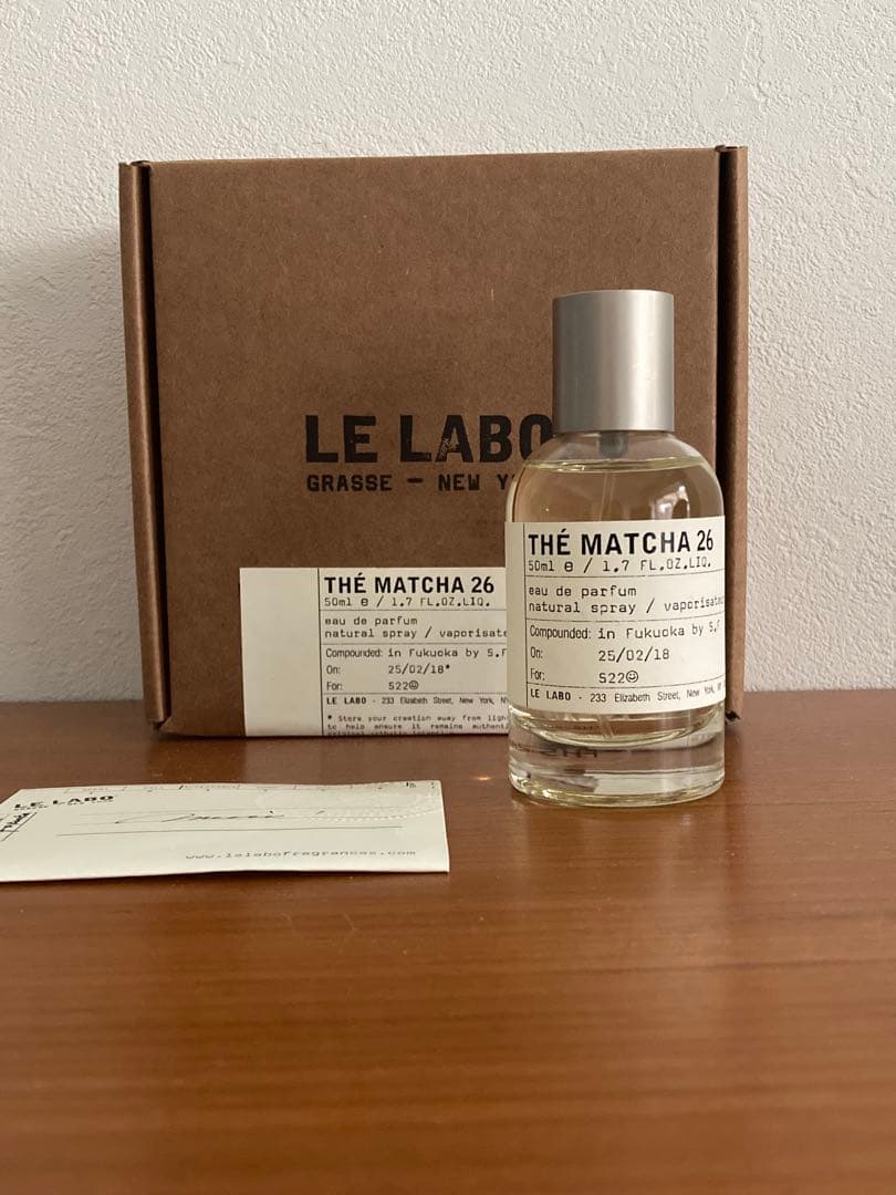LE LABO THE MATCHA 26 ルラボ ザマッチャ 50ml ル ラボ“抹茶”イメージの新香水「マッチャ 26 オード パルファム」抹茶