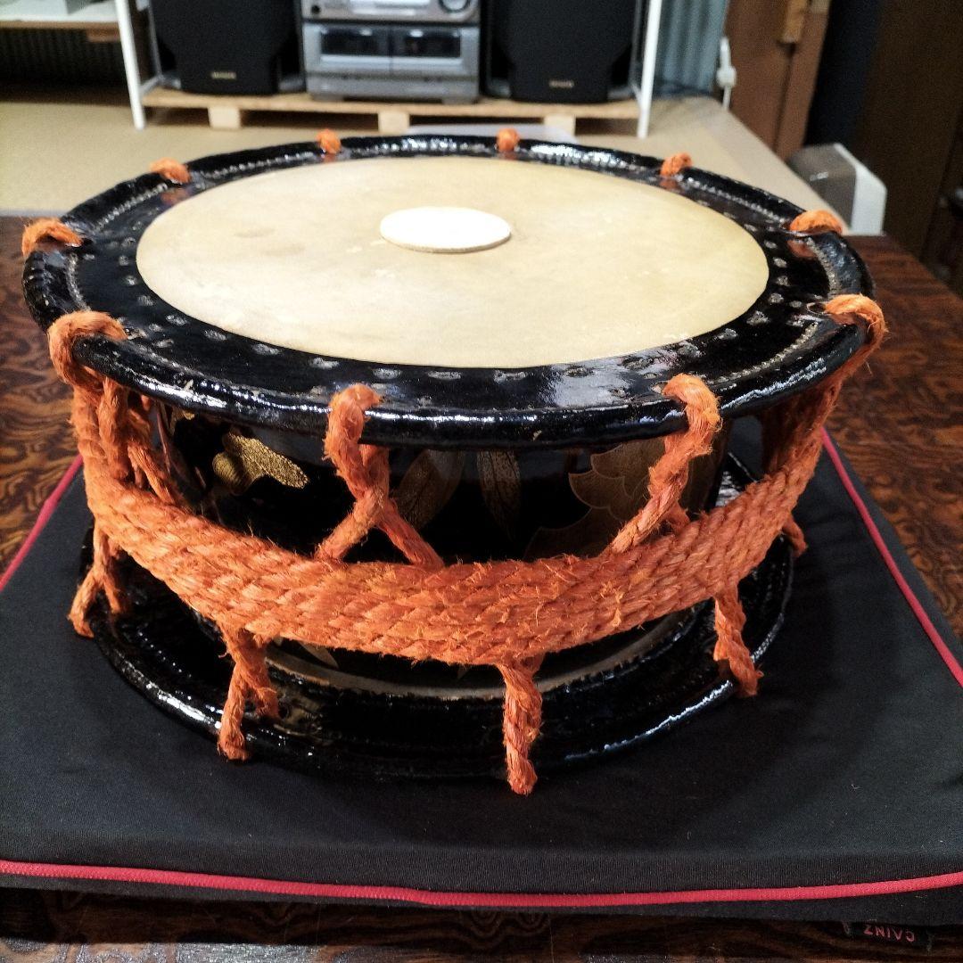 湯浅勇造商店　古物品　締太鼓　附締太鼓　和太鼓　中古品