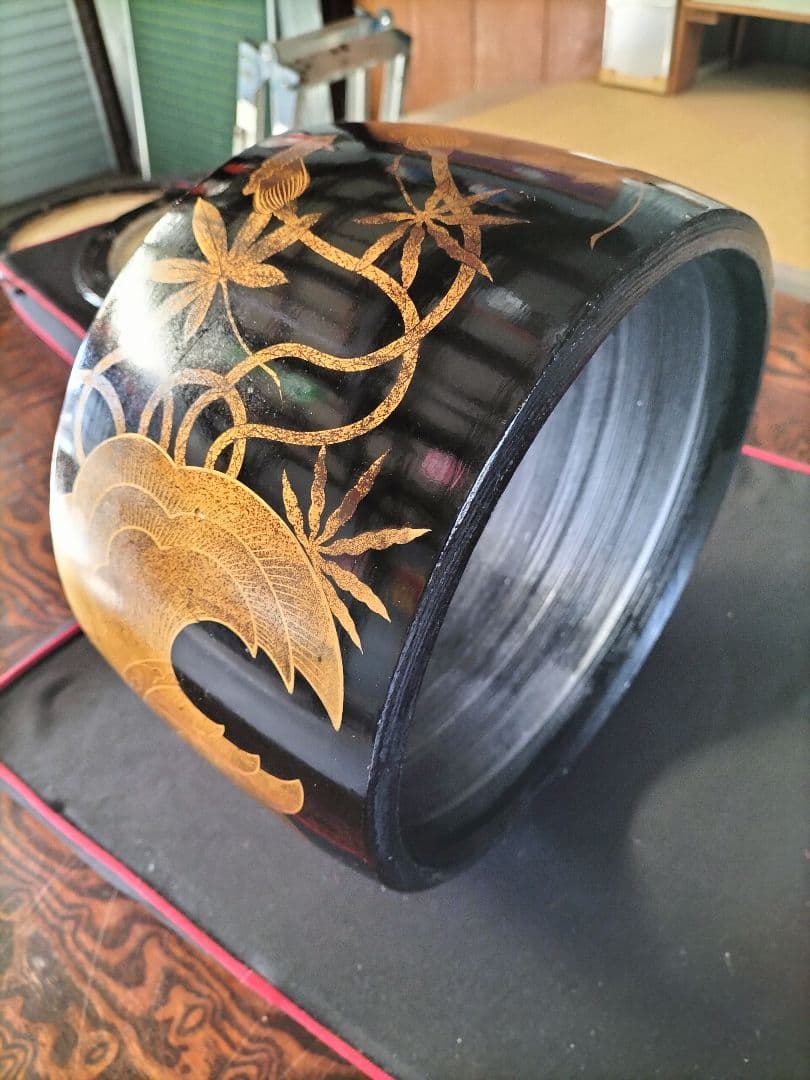 湯浅勇造商店　古物品　締太鼓　附締太鼓　和太鼓　中古品