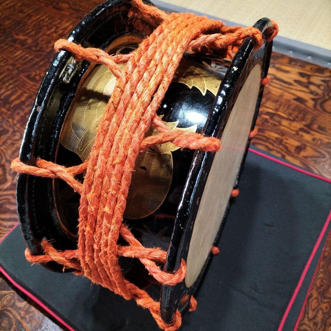 湯浅勇造商店　古物品　締太鼓　附締太鼓　和太鼓　中古品