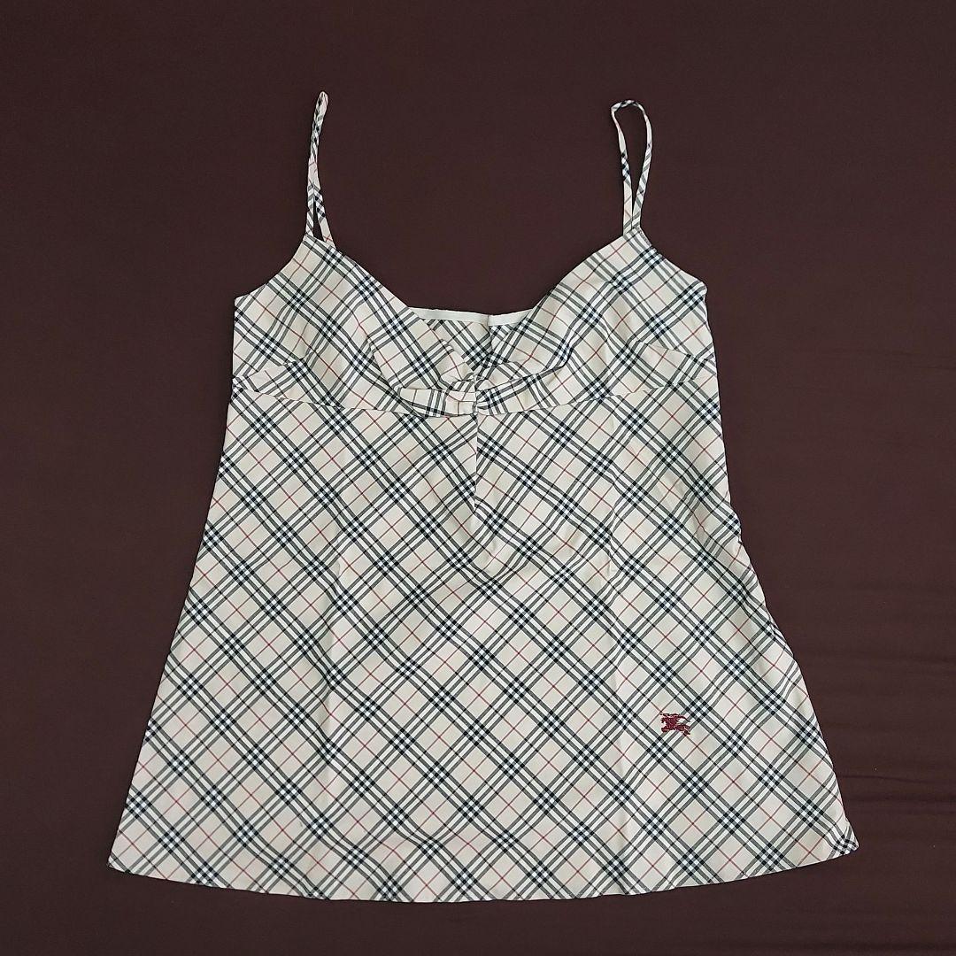 新品・未着用】バーバリーブルーレーベル キャミソール ノバチェック