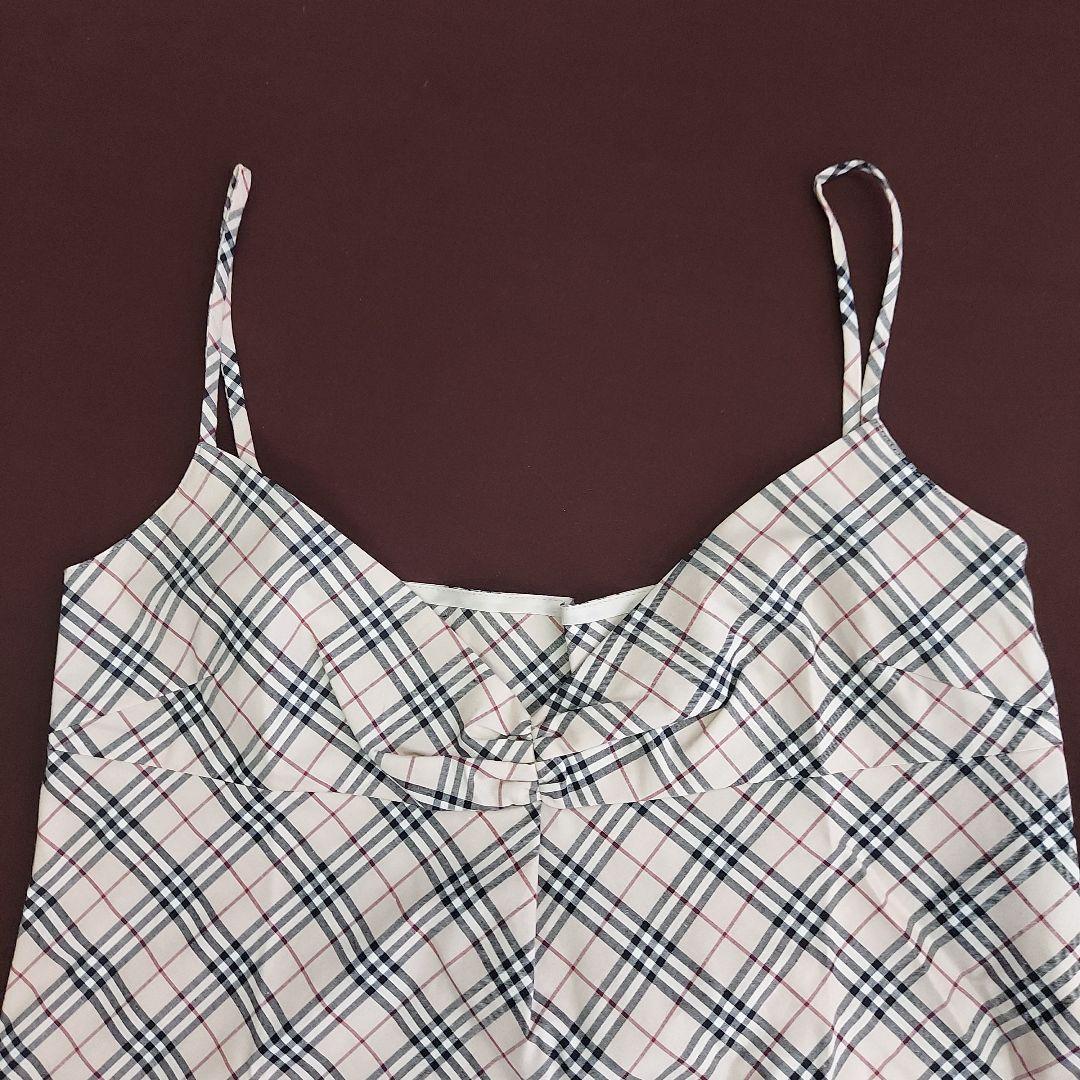 新品・未着用】バーバリーブルーレーベル キャミソール ノバチェック