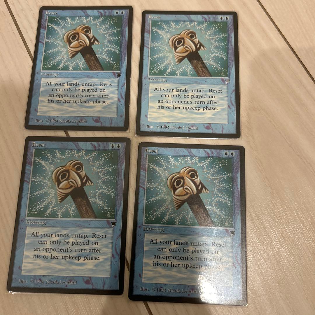 MTG　Reset　英語4枚