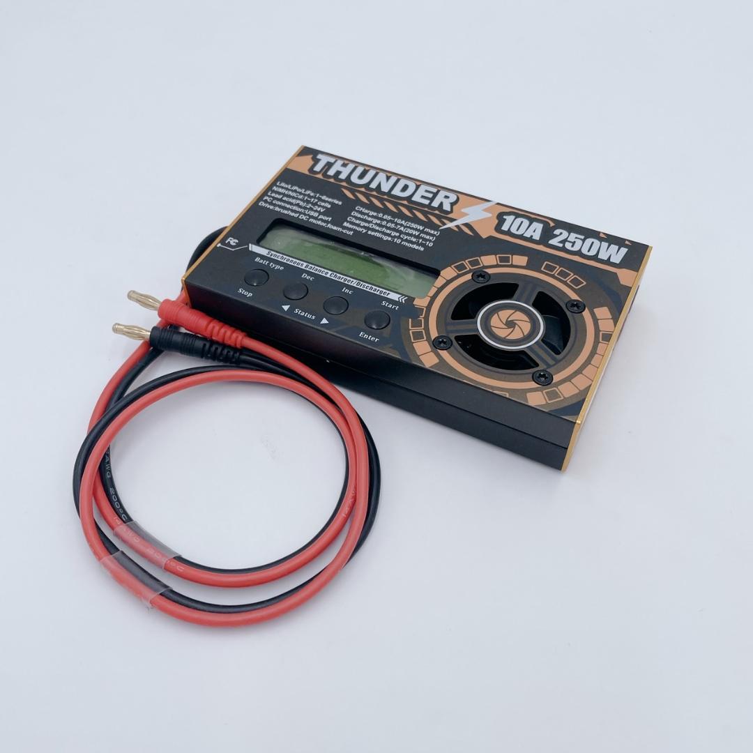 ミニ四駆】THUNDER 10A 250W サンダー モーター慣らし機 - メルカリ