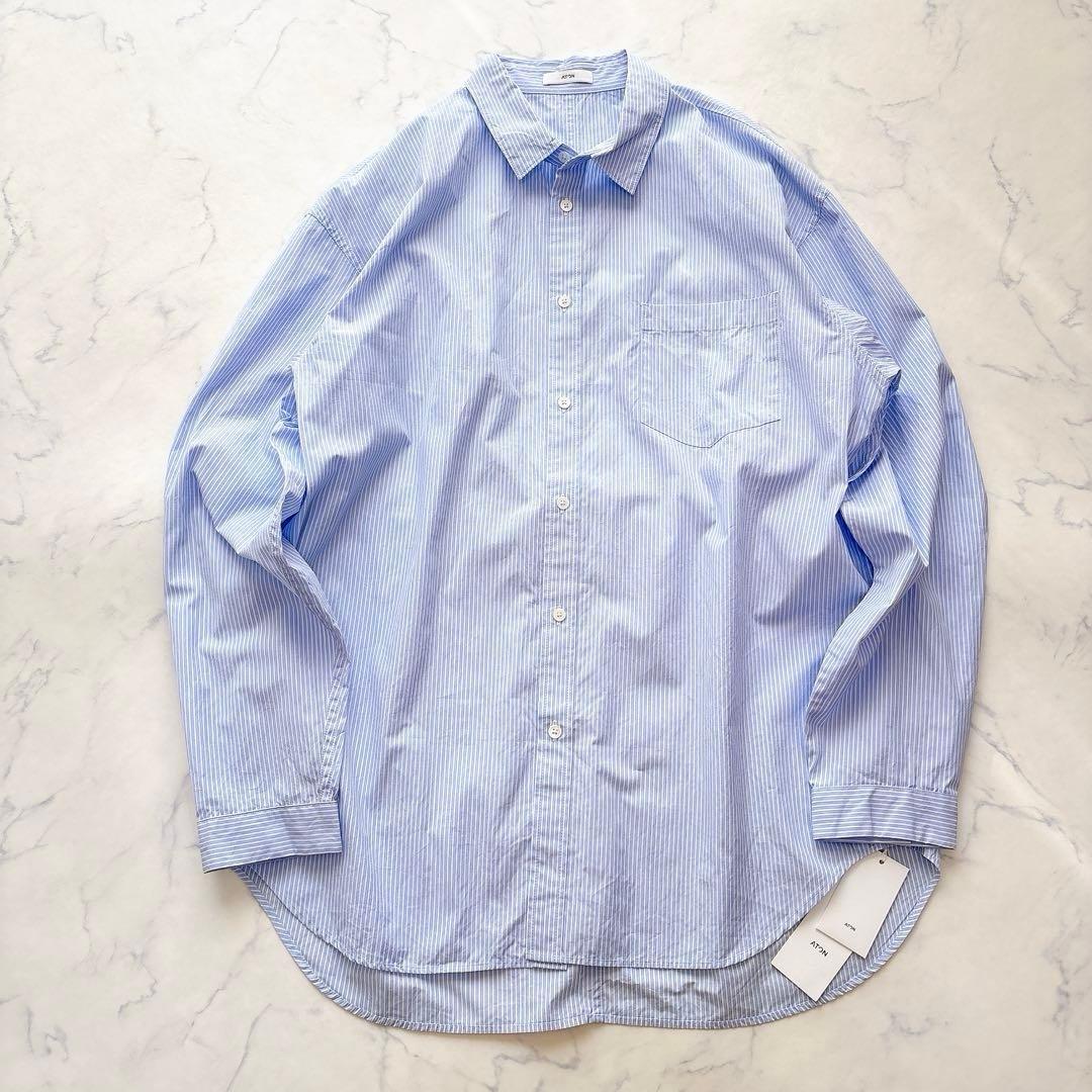 【タグ付】2025 ATON GIZA BROAD WASHED SHIRT