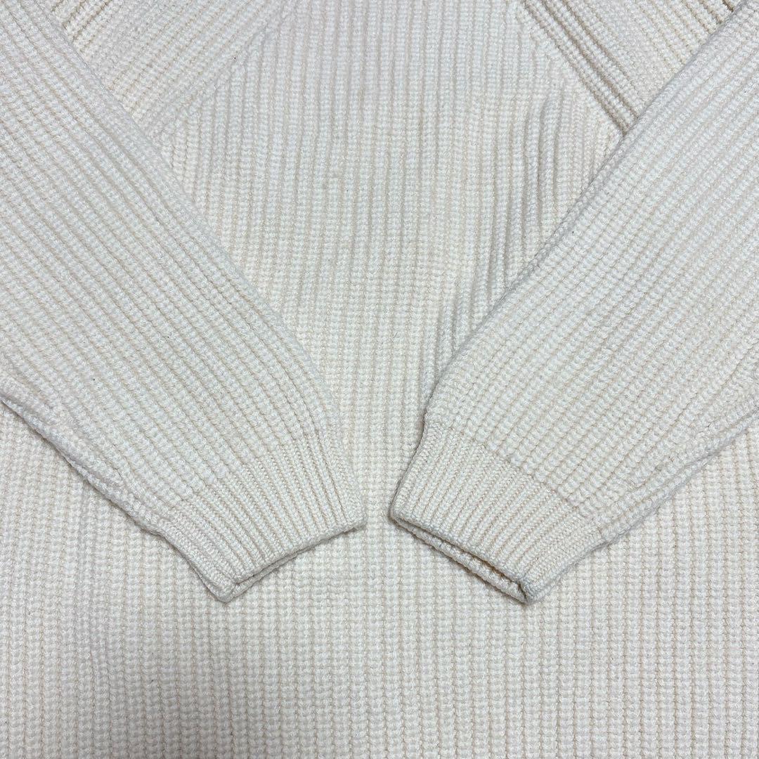 BATONER 5ゲージウール片畦クルーネックニット Lサイズ - メルカリ