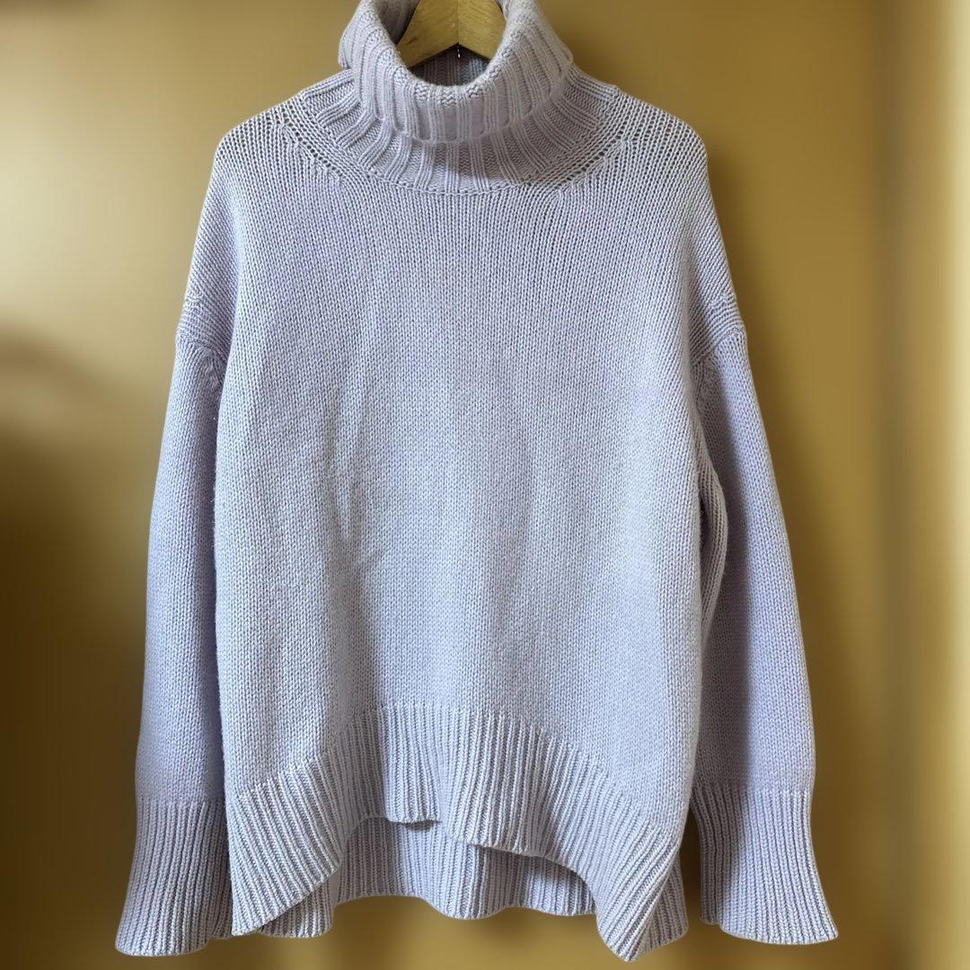 ギャルリーヴィー ファインウールタートルネックプルオーバー