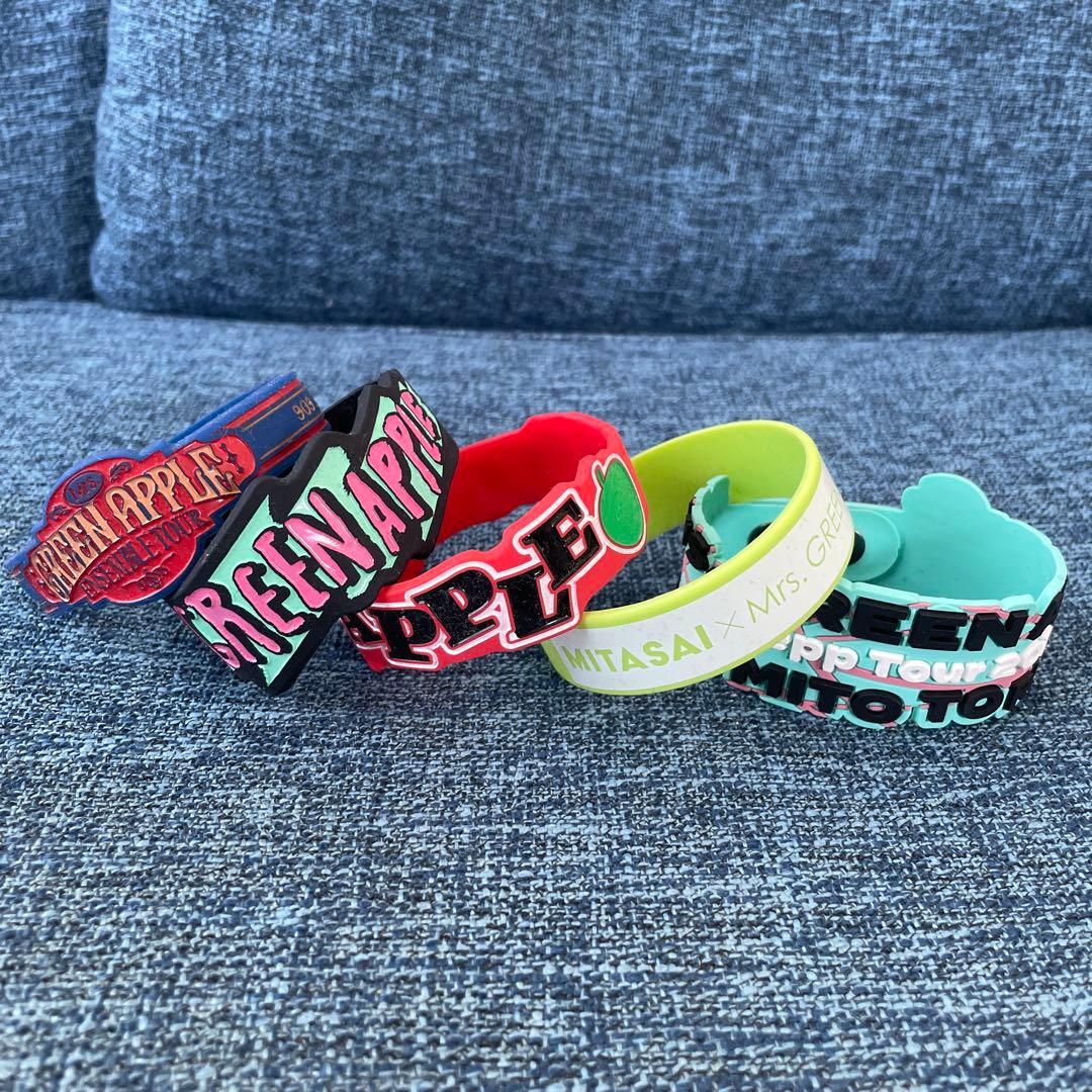 Mrs. GREEN APPLE ラバーバンド 5個セット - メルカリ