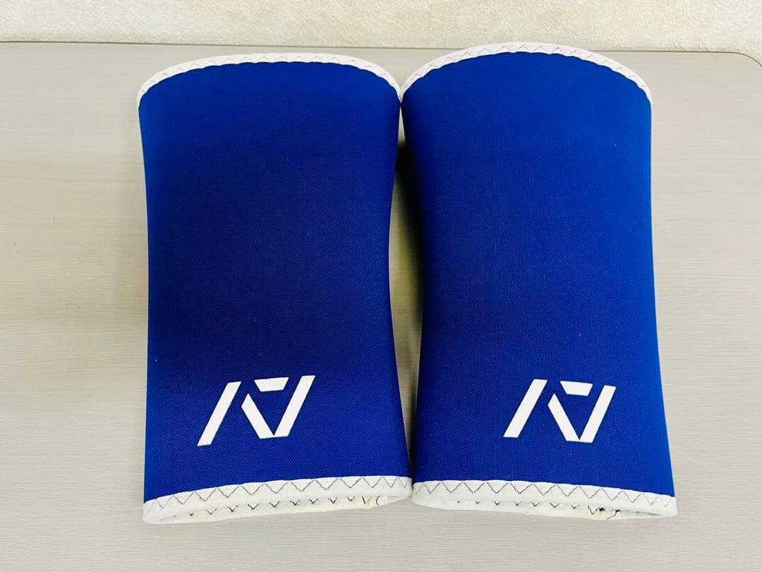 プロ系ニースリーブ RIGOR MORTIS Lサイズ 青 試着のみ