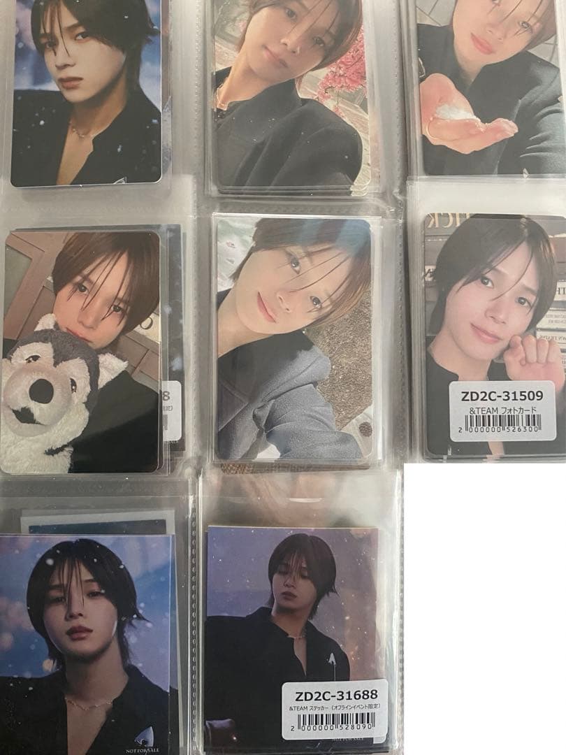 &TEAM K ケイ 雪明かり トレカ セット - メルカリ