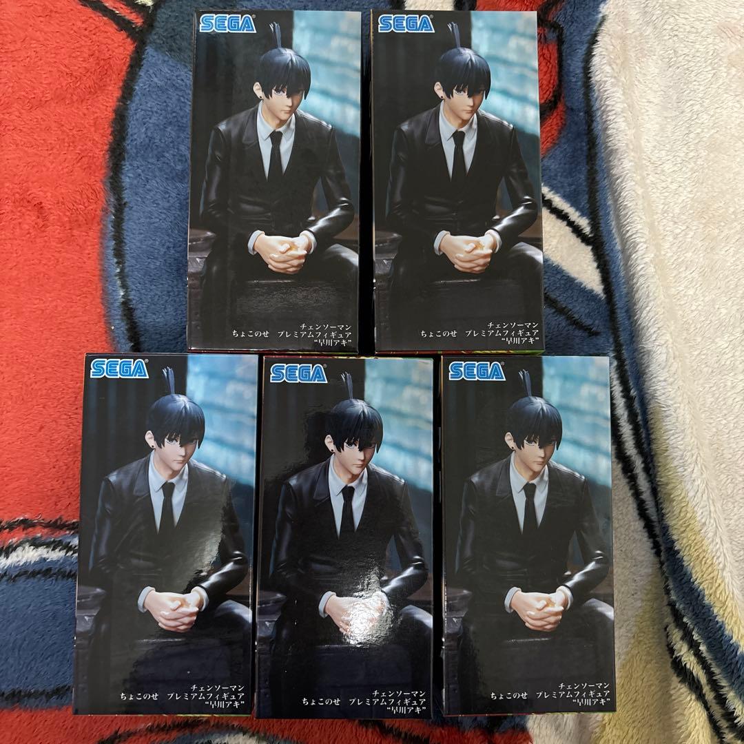 チェンソーマン ちょこのせ プレミアムフィギュア 早川アキ 5個セット TVアニメ『チェンソーマン』「早川アキ」がセガプライズの“ちょこのせ