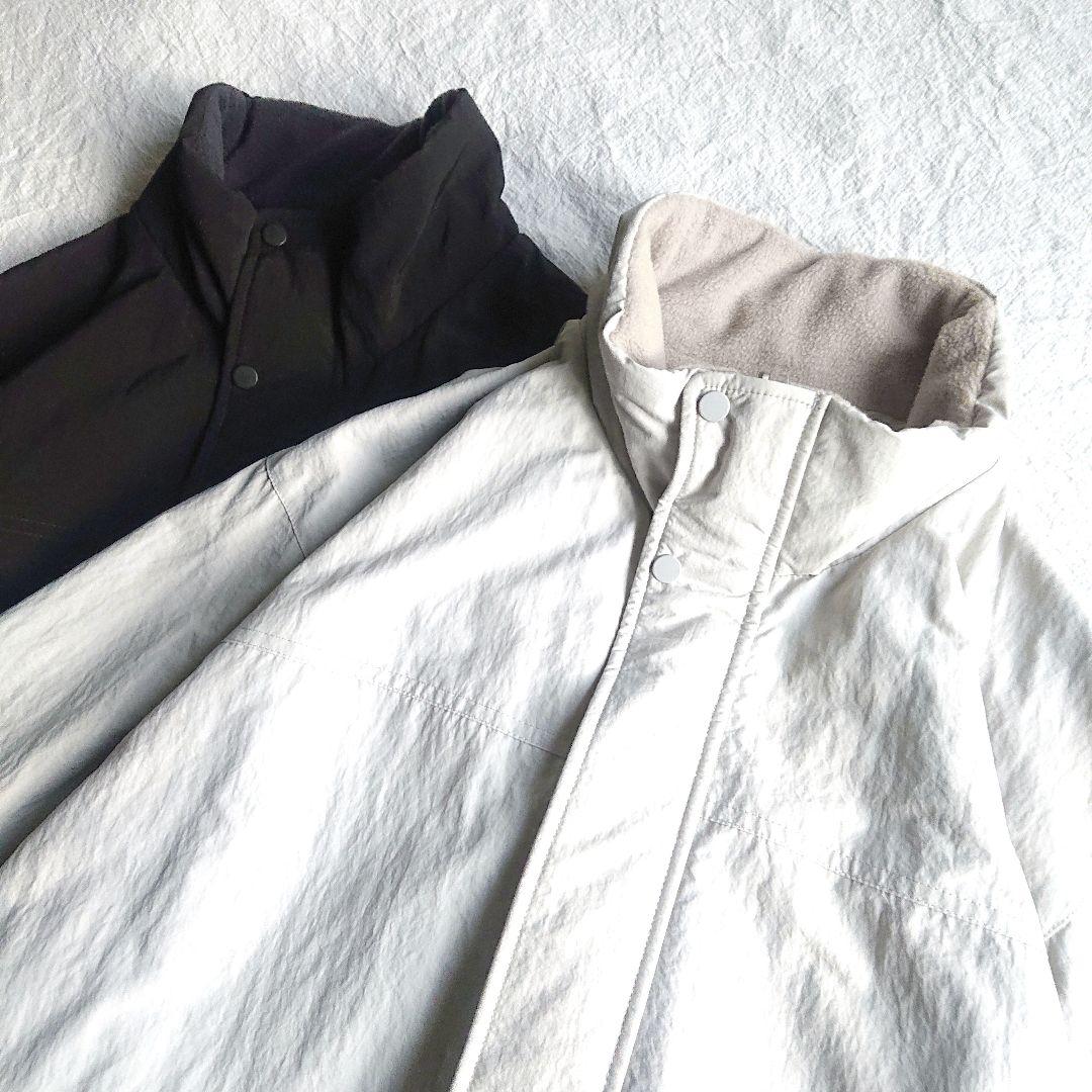 『GU ウラフリースリバーシブルブルゾン ナイロンジャケット セット』 GU公式 | 裏フリースリバーシブルブルゾンNT+E(セットアップ可能)