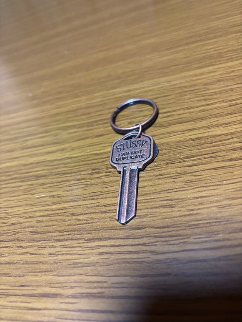 OLD STUSSY ブランクキー型　キーホルダー