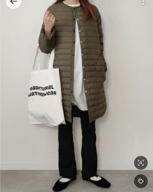 トラディショナルウェザーウェア　ARKLEY　ロングダウン　カーキ　34 Traditional Weatherwear（トラディショナル ウェザーウェア） ARKLEY