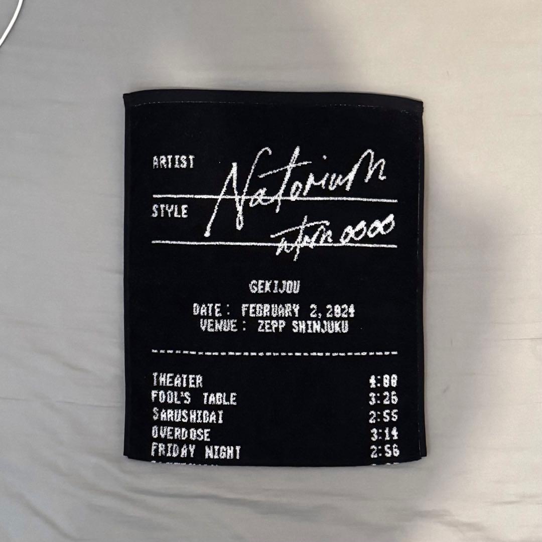 なとり 劇場フェイスタオル黒 - メルカリ