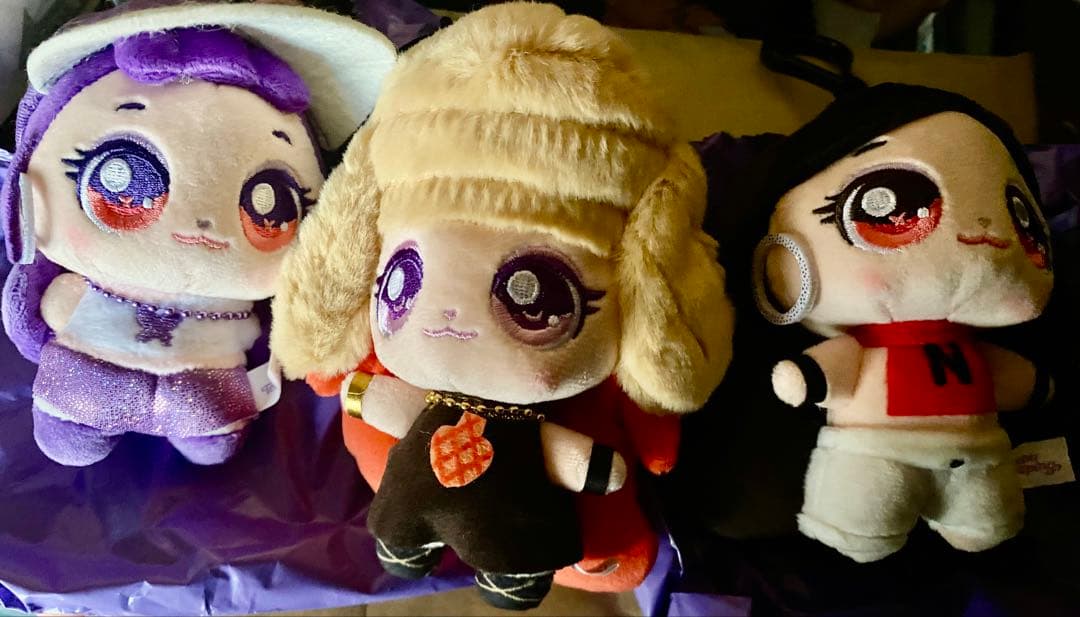 aespa ティニピンぬいぐるみキーリング ニンニン ジゼル 3体セット