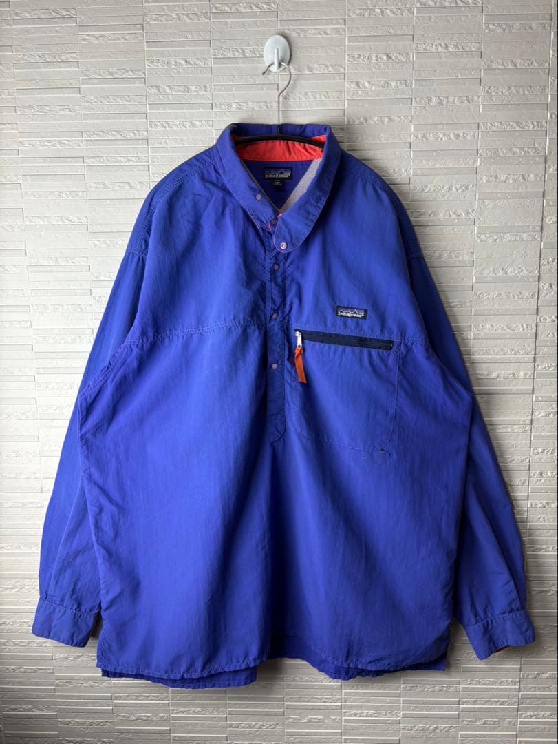 90s patagonia USA製　パタゴニア プルオーバーナイロンジャケット