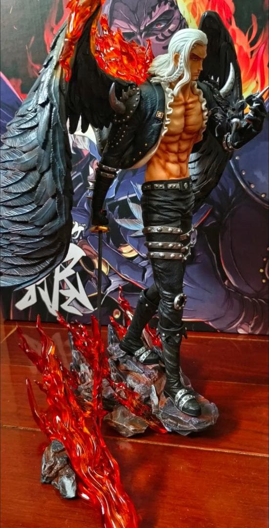 ワンピース 火災のキング アルベル フィギュア ガレージキット 塗装