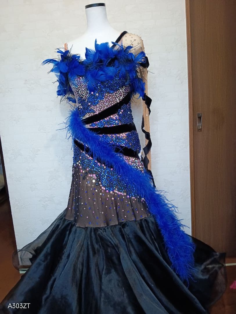 社交ダンスドレスイタリア製SILVIA 社交ダンスドレス・衣装のドレスネットアニエル / M4380・【Silvia