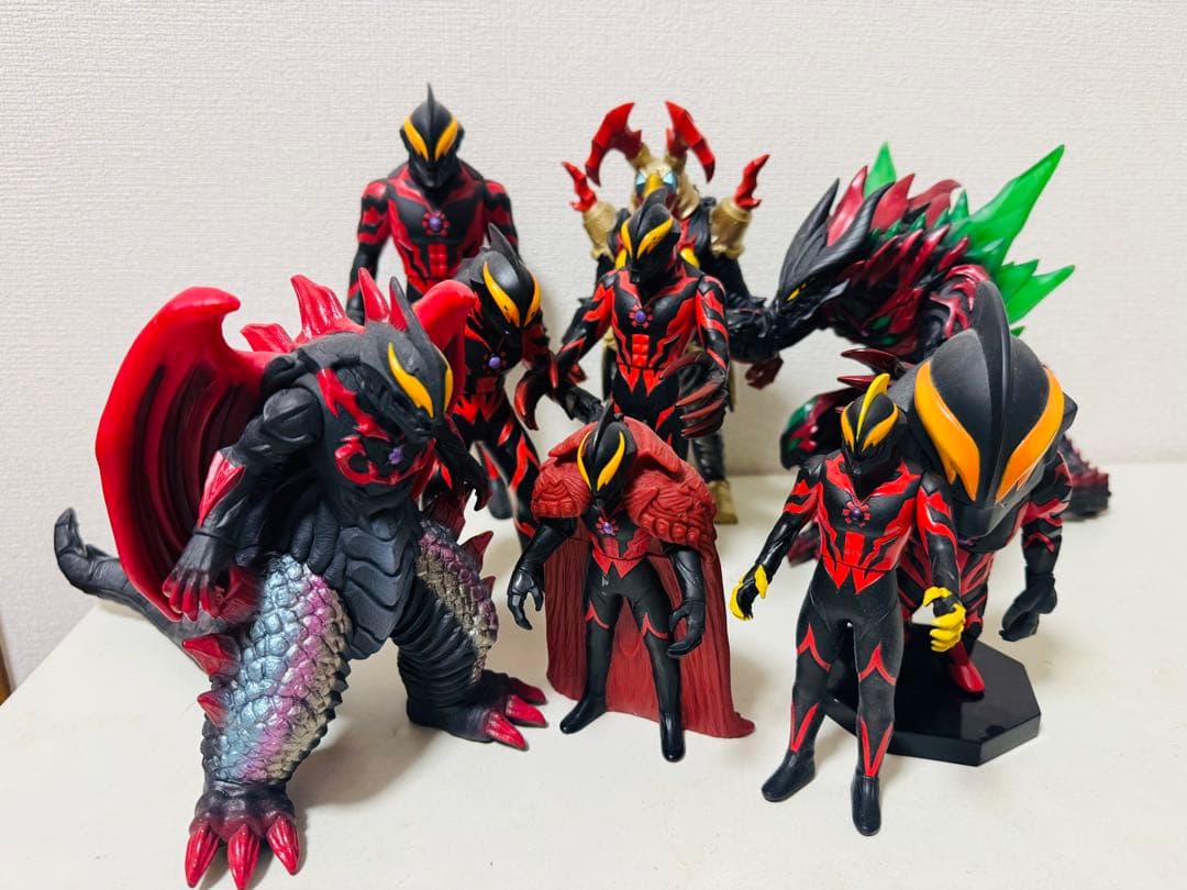 ウルトラマンソフビ ウルトラ怪獣シリーズ ウルトラマン ベリアル 9体