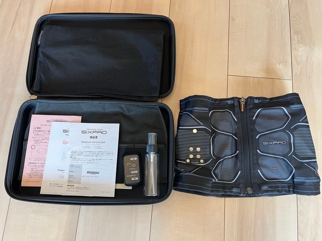 SIXPAD シックスパッド パワースーツ コアベルト サイズ　コントローラー付
