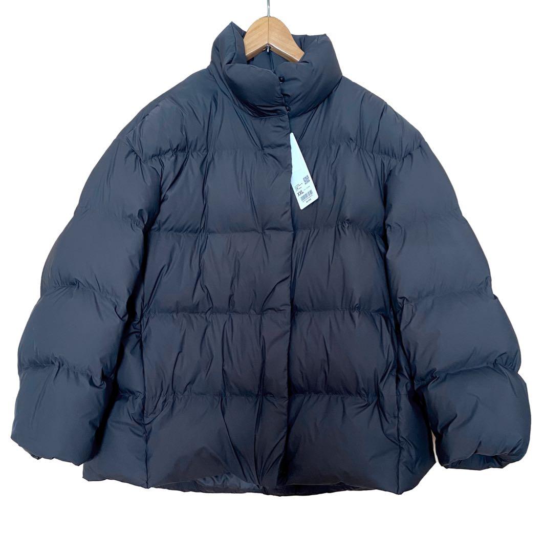 ユニクロ パウダーソフトダウンジャケット ブラック XXL - メルカリ