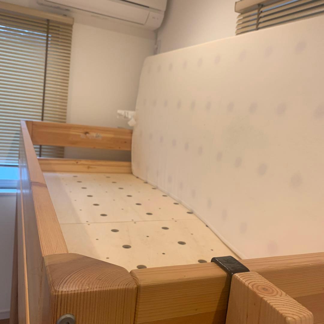 無印良品 パイン材ロフトベッド 引き取り限定 - メルカリ