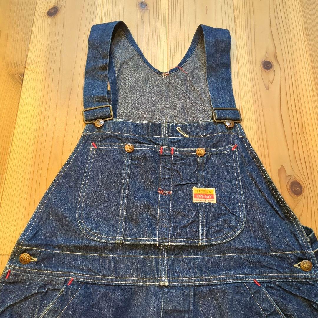 PAYDAY 50sビンテージオーバーオール 濃紺デニム　ミントコンディション