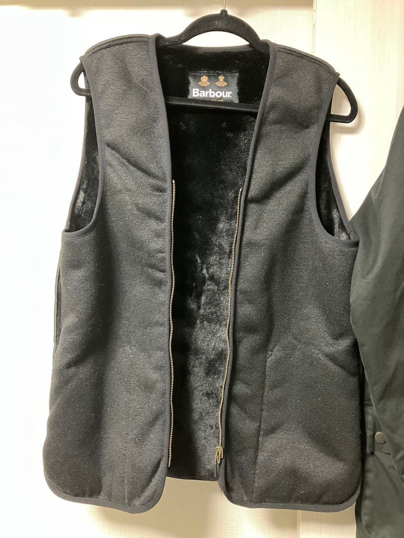 アニ別注Barbour ゲームフェア ブラック 36 ライナー付き - メルカリ