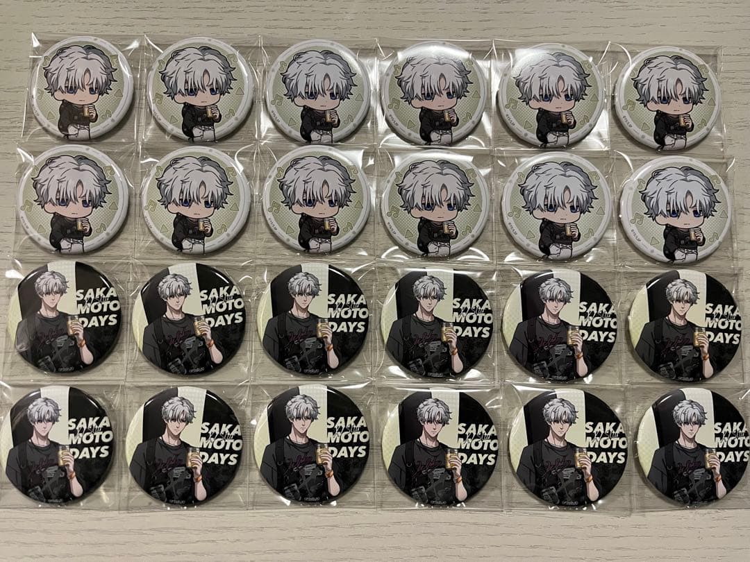 サカモトデイズ　まねきねこ　スラー　缶バッジ