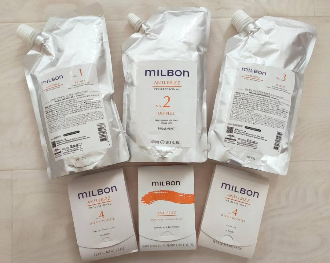 セット品　ミルボン アンチフリッズ 4ステップ サロントリートメント