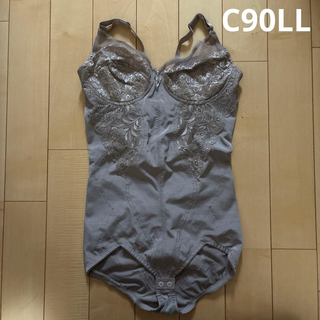 美品】ダイアナ ダイアジェンヌ ボディスーツ C90LL アイリスグレー