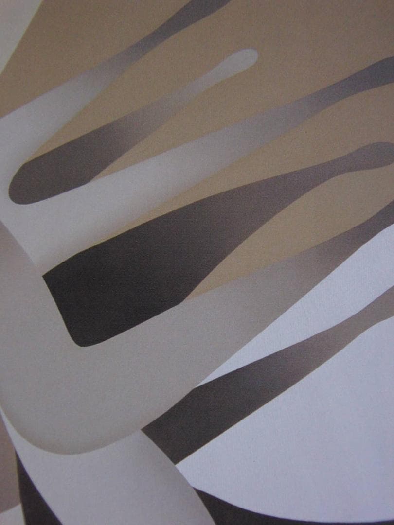 東郷青児、【砂漠の花】、希少な額装用画集より、状態良好、新品額装付